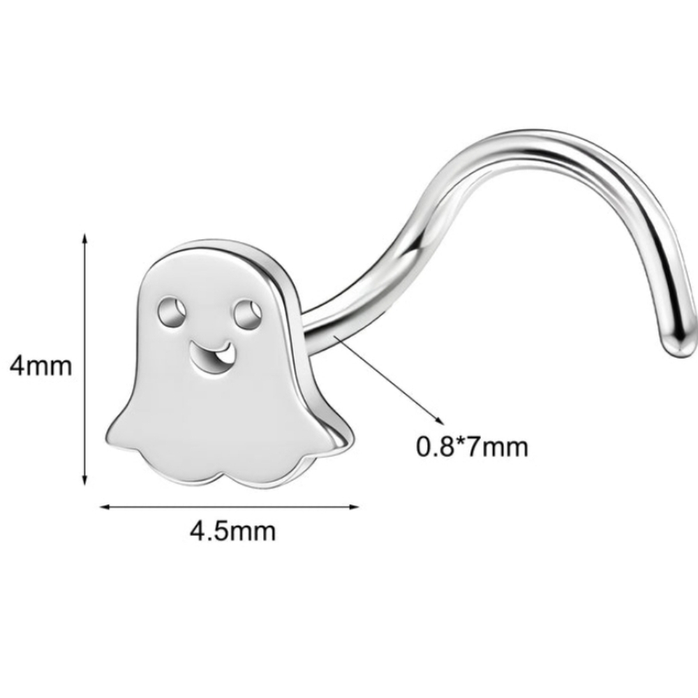 Ghost nose ring - Picture 4 of 6